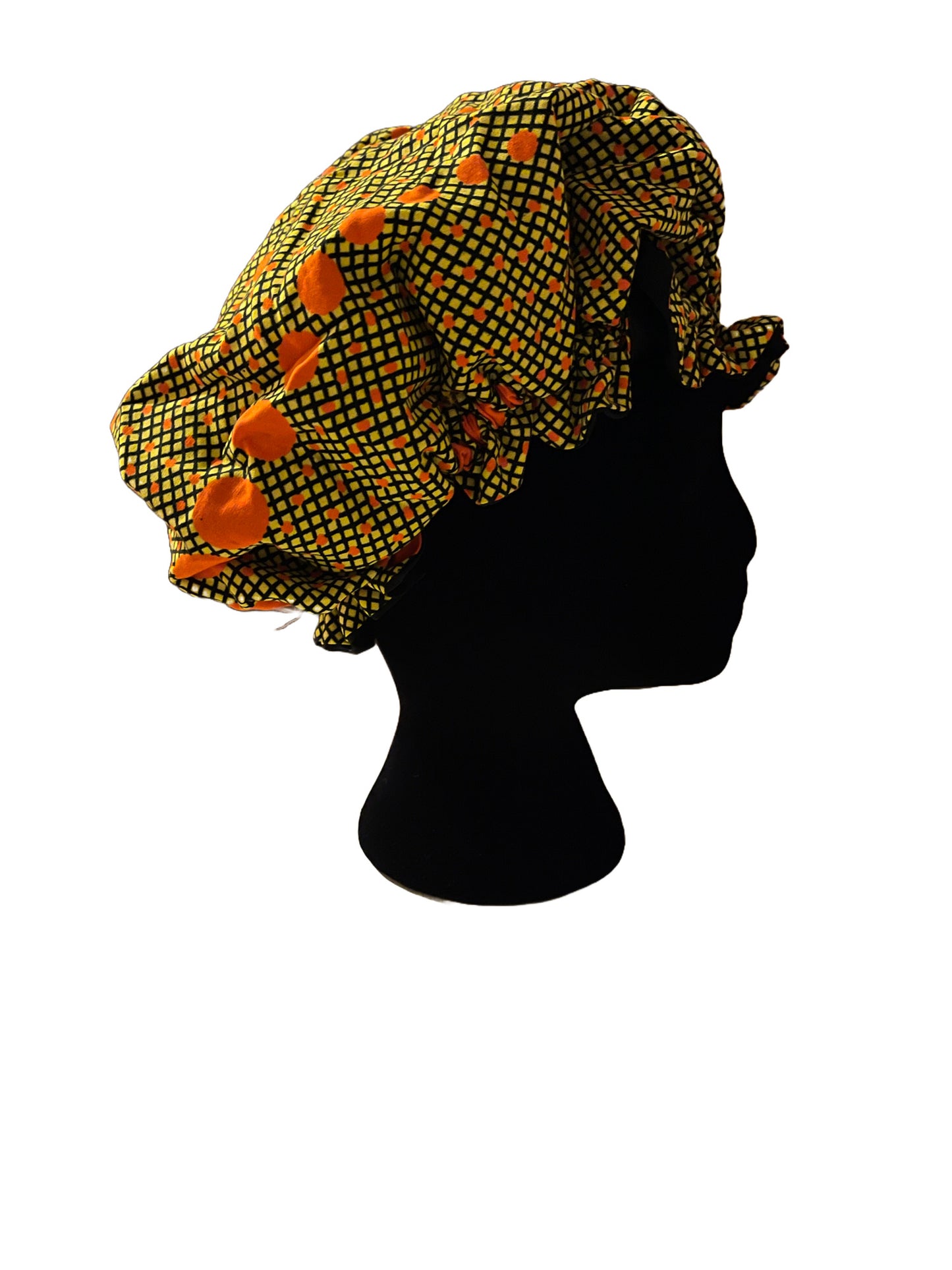 African Print Hair Bonnet