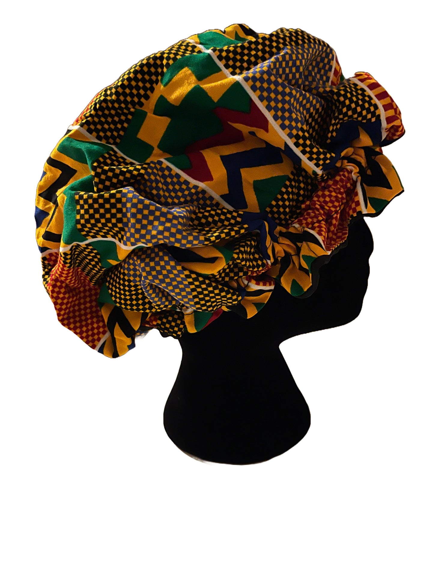 African Print Hair Bonnet