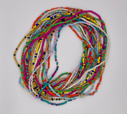 Colorful Elastic Waist Beads Bundle